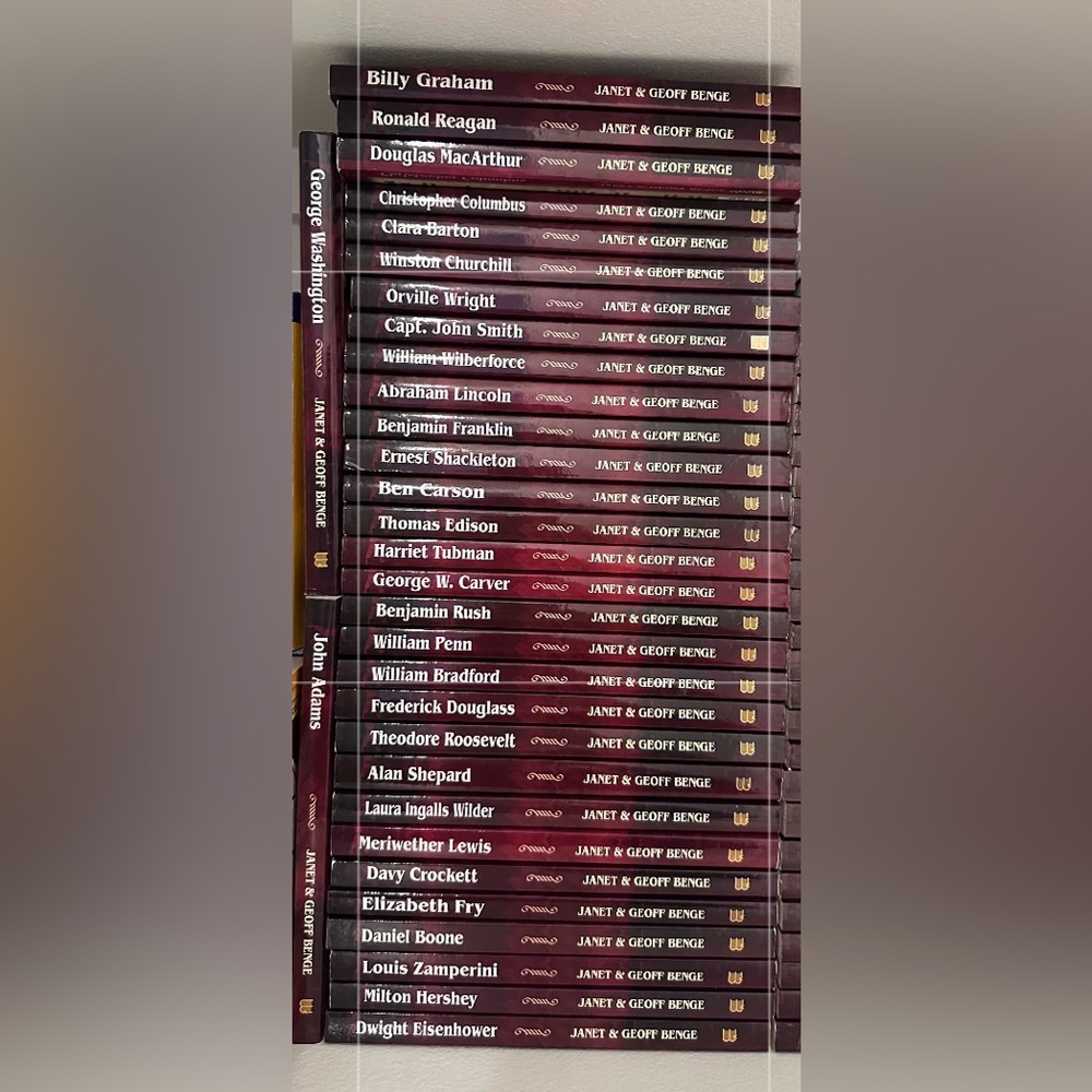 Heroes of History Book LOT (32) entire set